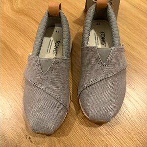 TOMS Kids Classic Gray Slip Ons